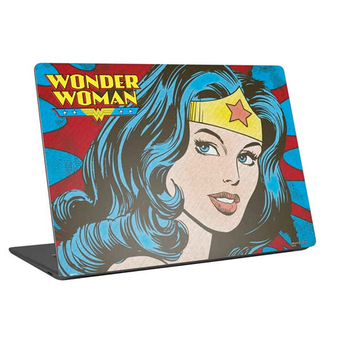 DC Comics Wonder Woman Vintage Profile Universal Laptop 12in (9.8 x 6.8in) Skin